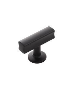 Matte Black 1-15/16" [49.00MM] T-Knob by Hickory Hardware sold in Each, SKU: H077878MB