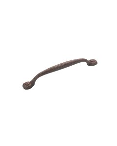 Rustic Iron 6-5/16" [160.00MM] Foot Pull by Hickory Hardware sold in Each - P2997-RI