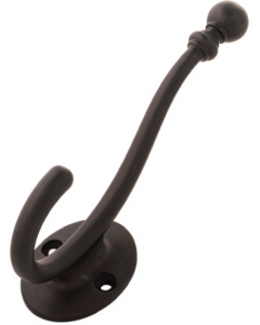 Vintage Bronze 1" [25.40MM] Coat and Hat Hook by Hickory Hardware sold in Each - S077194-VB