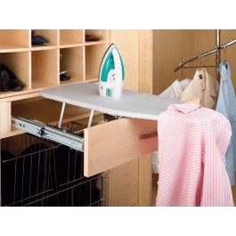 Pull-Out Ironing Board - Closet Depth Chrome