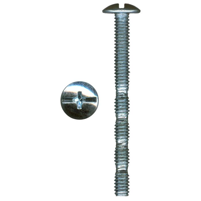 M4 0 7 X 38mm Phillips Slotted Truss Head Machine Screws Zinc Plated Sold In Box 100