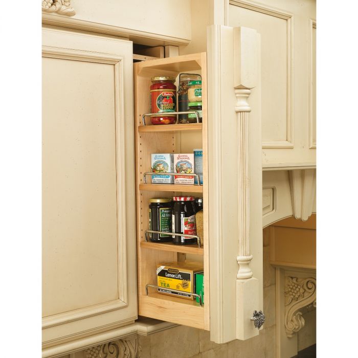 Rev-a-shelf Kitchen Cabinet Base Filler Soft Close Pullout