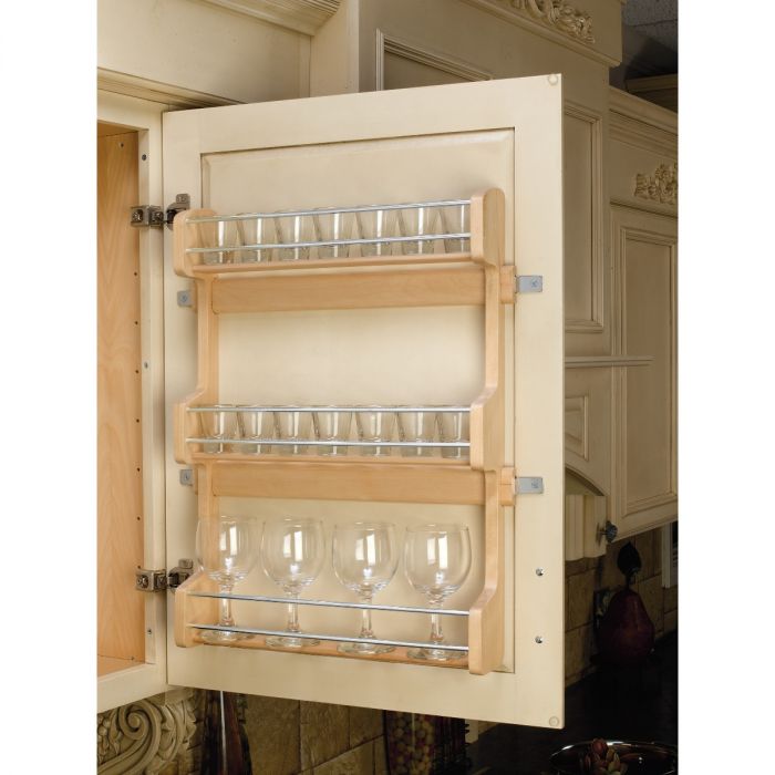 Inside cabinet discount door spice rack