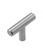 Stainless Steel 2" T-Knob, Contemporary Bar Pulls by Belwith Keeler - B055191-SS