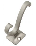 Satin Nickel 3/4" [19.05MM] Coat And Hat Hook by Hickory Hardware sold in Each - P25024-SN